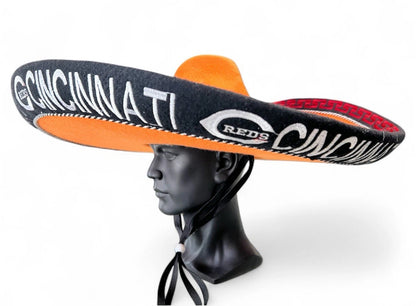 Cincinnati Reds Mexican Charro Hat Sombrero Mariachi Adult One Size