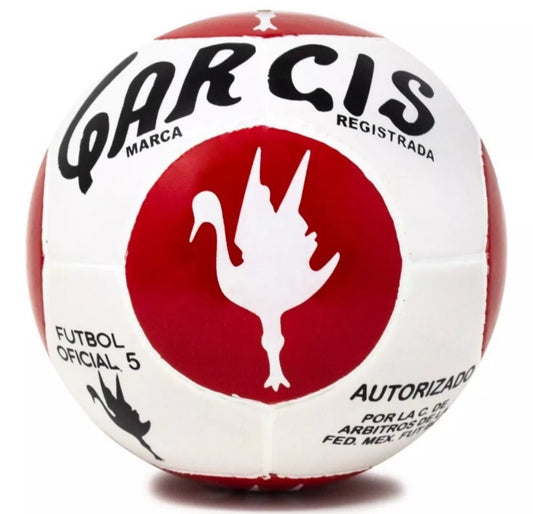 Garcis Soccer Ball Pelota #5 México 14 Paneles. Balón Oficial Mexicano Rojo 1501