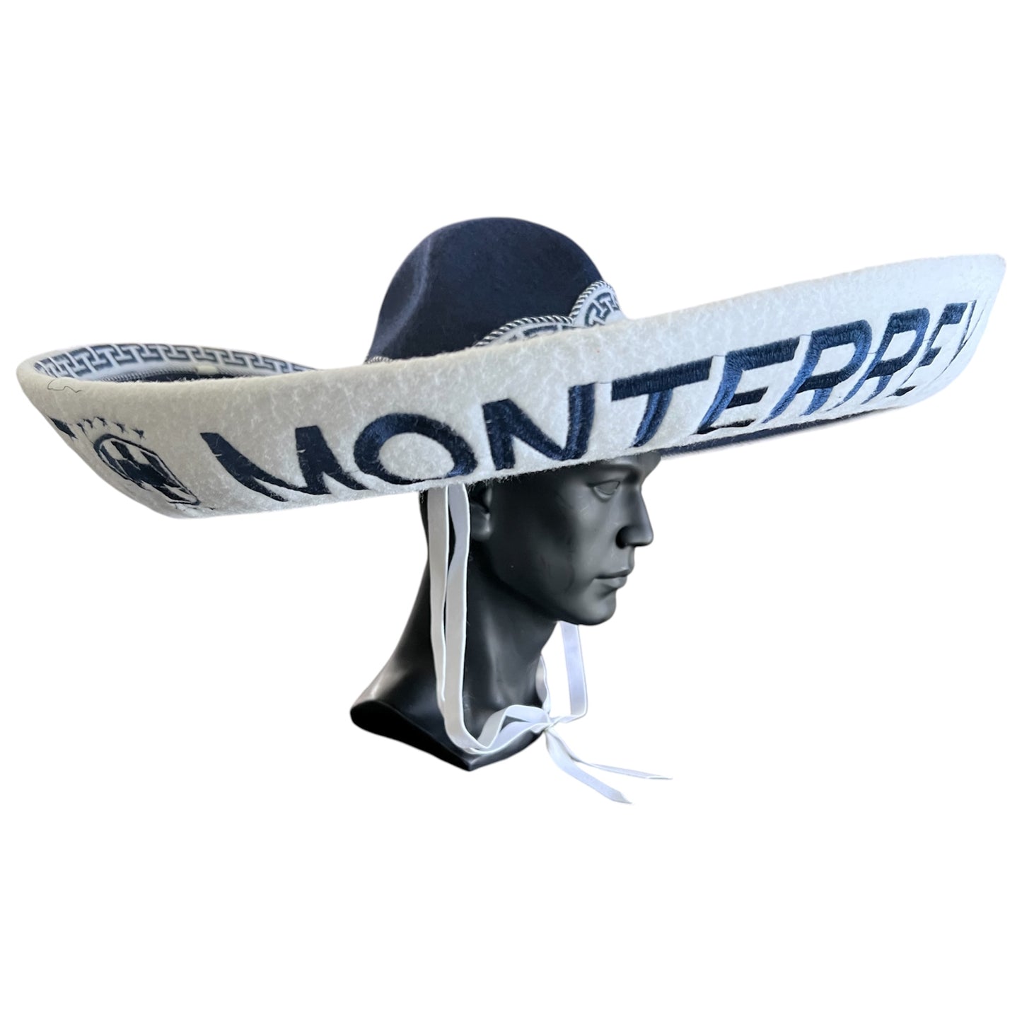 Rayados de Monterrey Futbol Soccer Mexican Charro Hat Sombrero Mariachi Adult One Size
