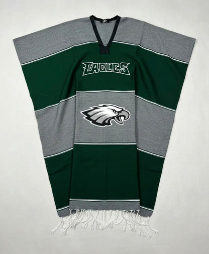 Philadelphia Eagles Jorongo Sarape Poncho Artesanal Winter