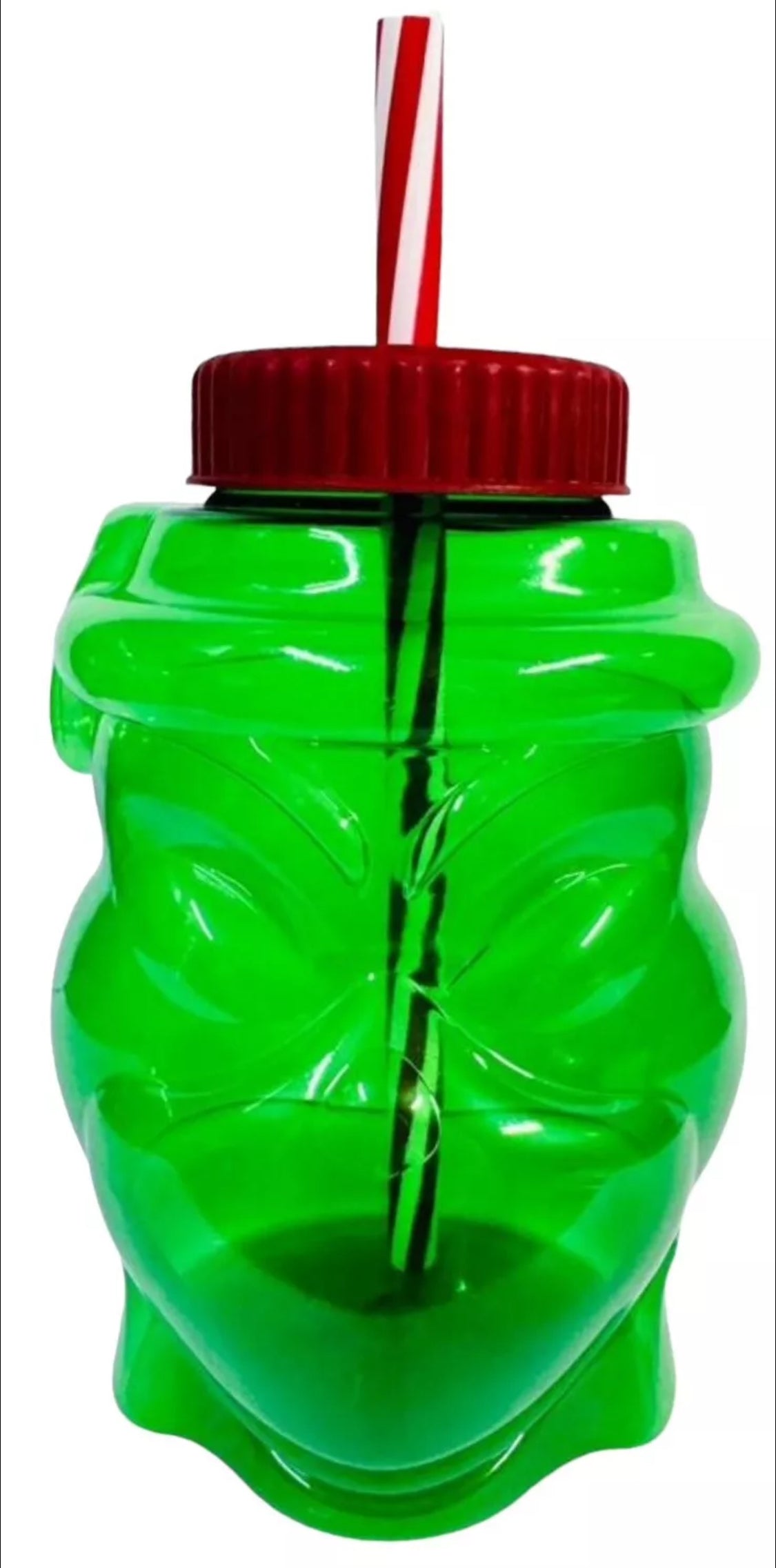 Grinch Popote Cup Vaso Christmas Party 1L Random Colors (30 Cups) Grinch Chela