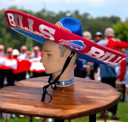 Buffalo Bills Mexican Charro Hat Sombrero Mariachi Adult One Size