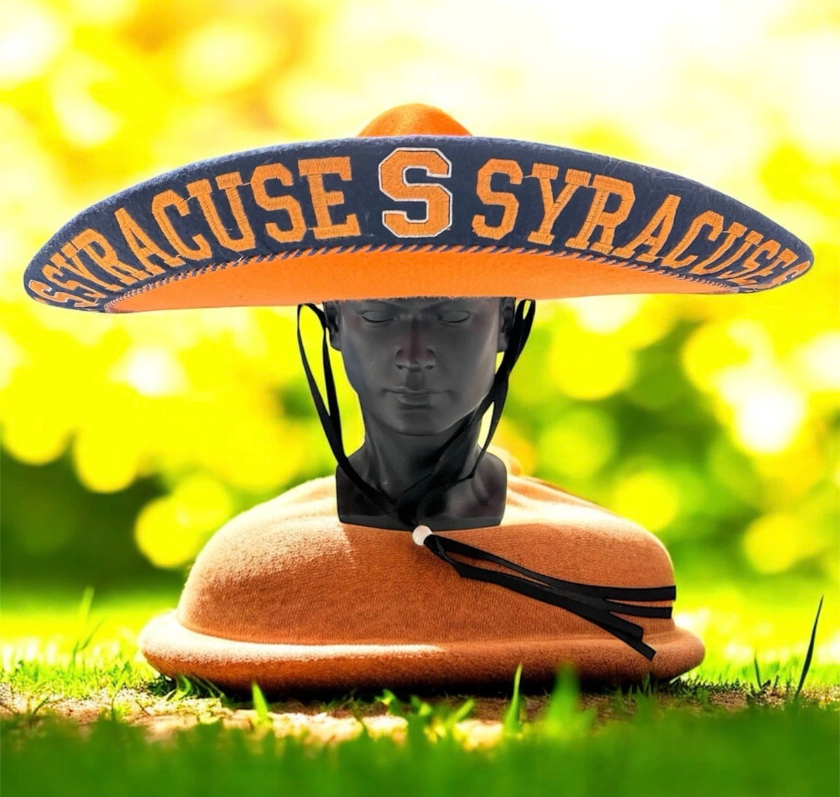 Syracuse University Mexican Charro Hat Sombrero Mariachi Adult One Size Orange