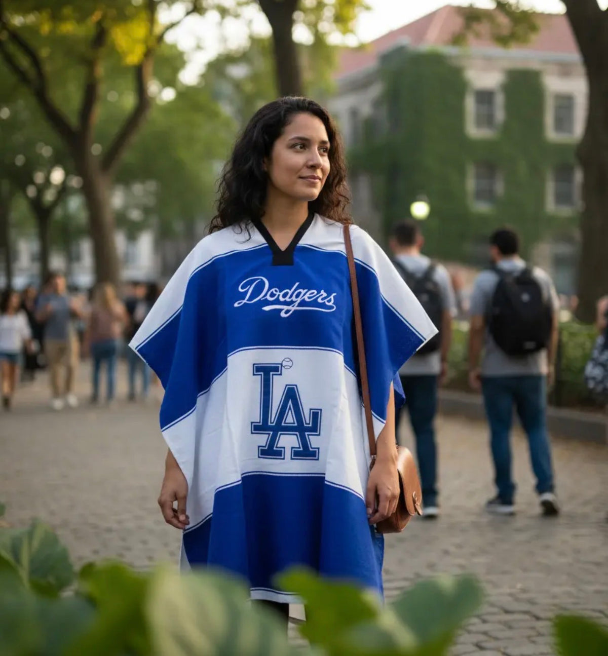Los Angeles Dodgers LA Jorongo Sarape Artesanal  Mexican Poncho