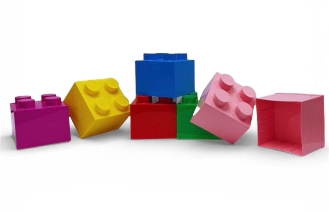 Lego Brick Dulcero Plastic Table Centerpiece Party Favor Random Colors 10pc
