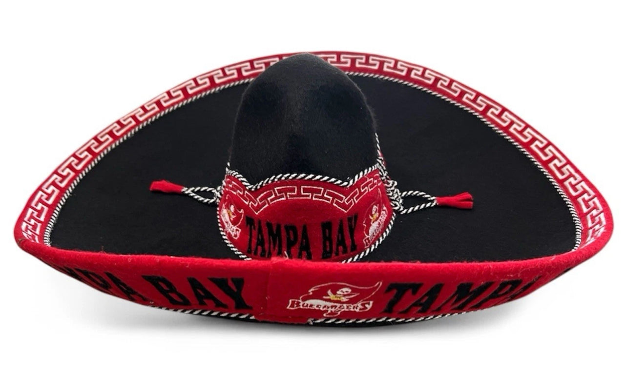 Tampa Bay Buccaneers Mexican Charro Hat Sombrero Mariachi Adult One Size