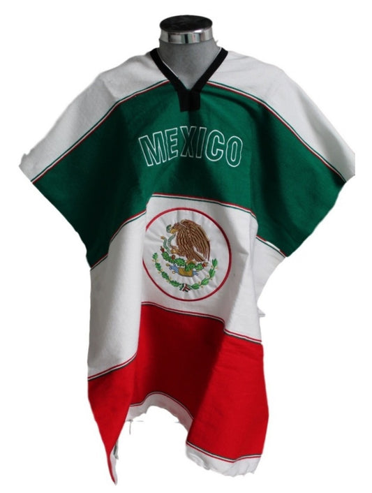 Mexico Jorongo Sarape Mexican Poncho Artesanal Winter