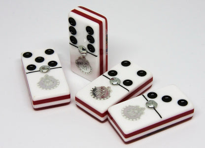 Dominoes Set Chivas De Guadalajara in Faux Leather Case Domino