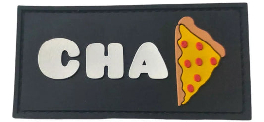 3D PVC Chapisa Tactical Patch Rubber Hook and Loop Patch Chapizza Cha Pizza