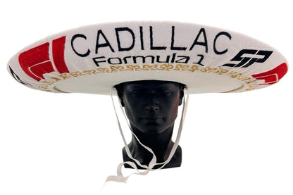Checo Perez F1 Cadillac Mexican Charro Hat Sombrero Mariachi Adult One Size