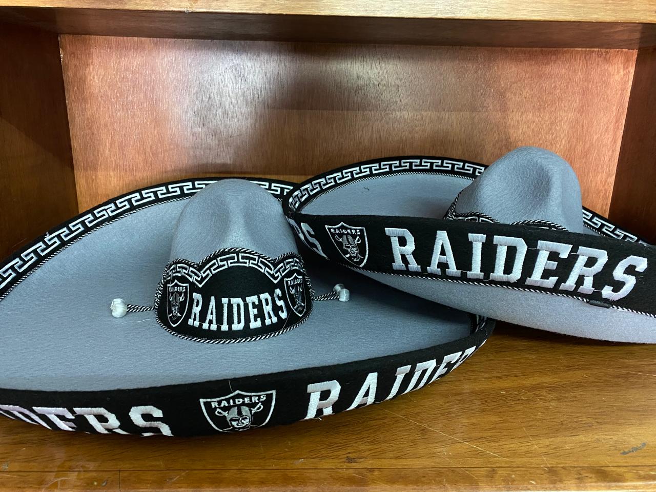 Las Vegas Raiders Mexican Charro Hat Sombrero Mariachi Adult One Size