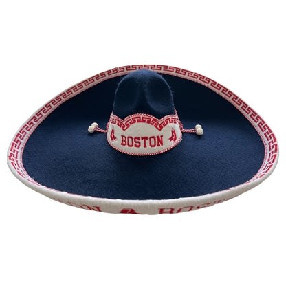 Boston Red Sox Baseball Mexican Charro Hat Sombrero Mariachi Adult One Size