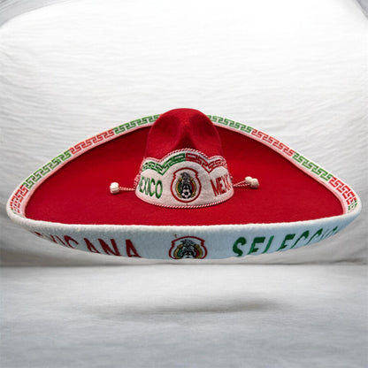 Mexico USA Canada FIFA World Cup Charro Hat OSFA Sombrero Copa del Mundo Red