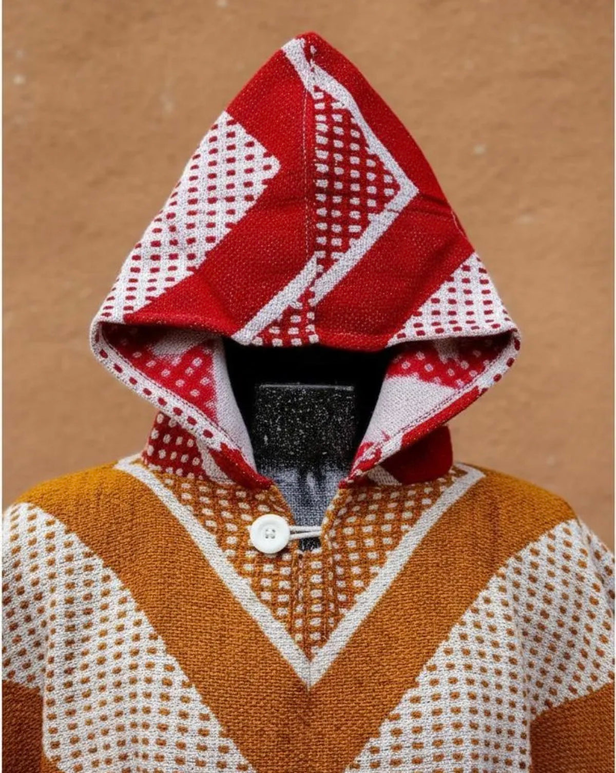 Kansas City Chiefs Jorongo Sarape Poncho Artesanal Winter
