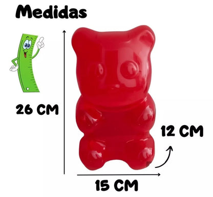 Pandita Gigante Dulcero 10 Pcs Plástico Gummy Bear Party Candy Container Piñata Panditas