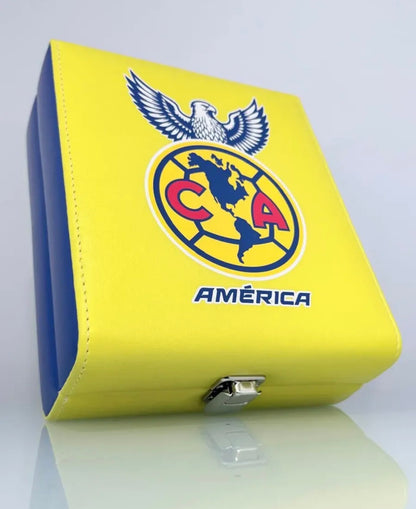 Dominoes Casino Set Aguilas Del America Domino, Cubilete/Dice Set, 2 Barajas/Cards