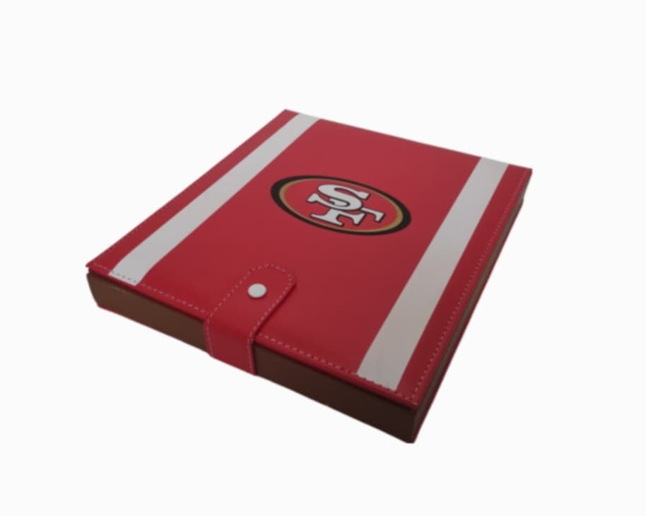 Dominoes Set San Francisco 49ers in Faux Leather Case Domino