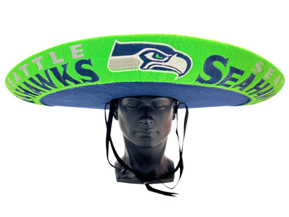 Seattle Seahawks Mexican Charro Hat Sombrero Mariachi Adult One Size
