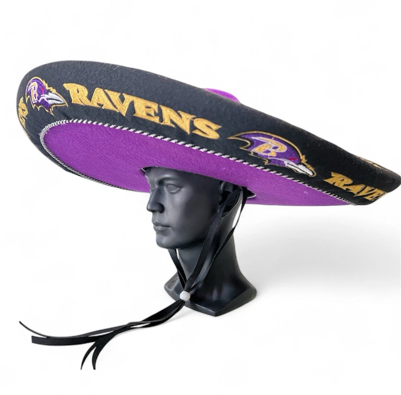 Baltimore Ravens Mexican Charro Hat Sombrero Mariachi Adult One Size