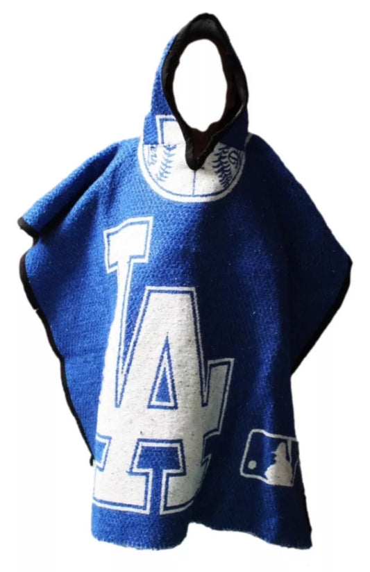 Los Angeles Dodgers Jorongo Zarape Hoodie Artesanal  Mexican Poncho  Aesthetic