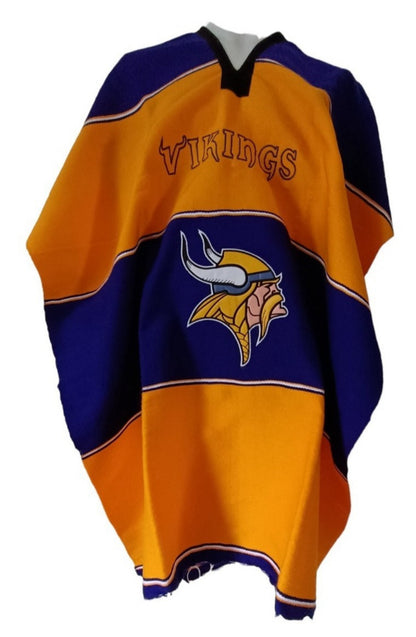 Minnesota Vikings Jorongo Sarape Poncho Artesanal Winter