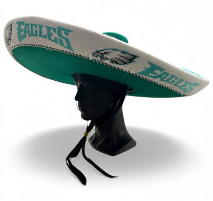 Philadelphia Eagles Mexican Charro Hat Sombrero Mariachi Adult One Size