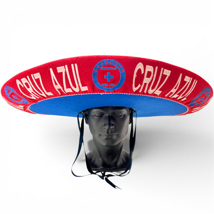 Cruz Azul Futbol Soccer Mexican Charro Hat Sombrero Mariachi Adult One Size La Maquina