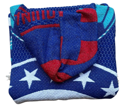 Cruz Azul FC Gaban Jorongo Sarape Mexican Poncho Artesanal Hoodie