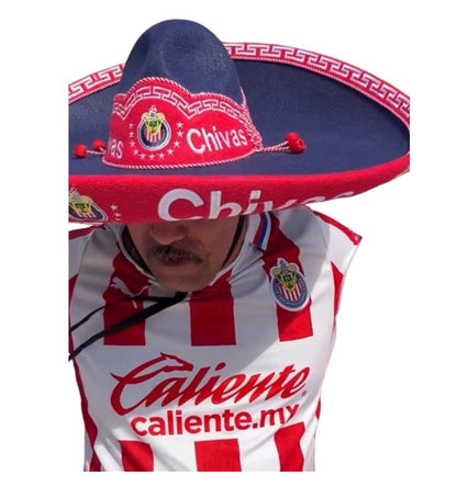 Chivas Guadalajara Futbol Soccer Mexican Charro Hat Sombrero Mariachi Adult One Size
