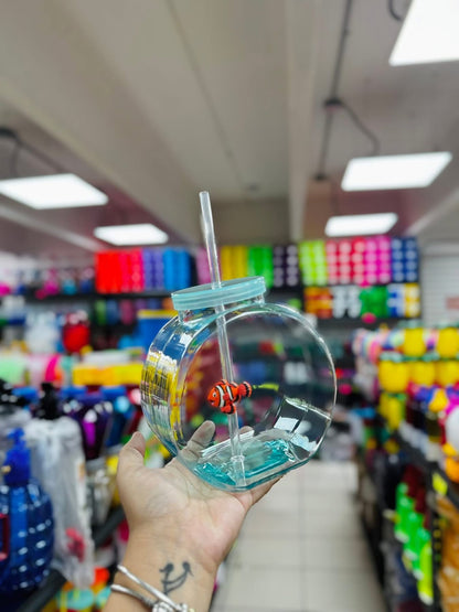 Fish Tank Cups 1.2L Birthday Party Cups Peceras 10Pcs.