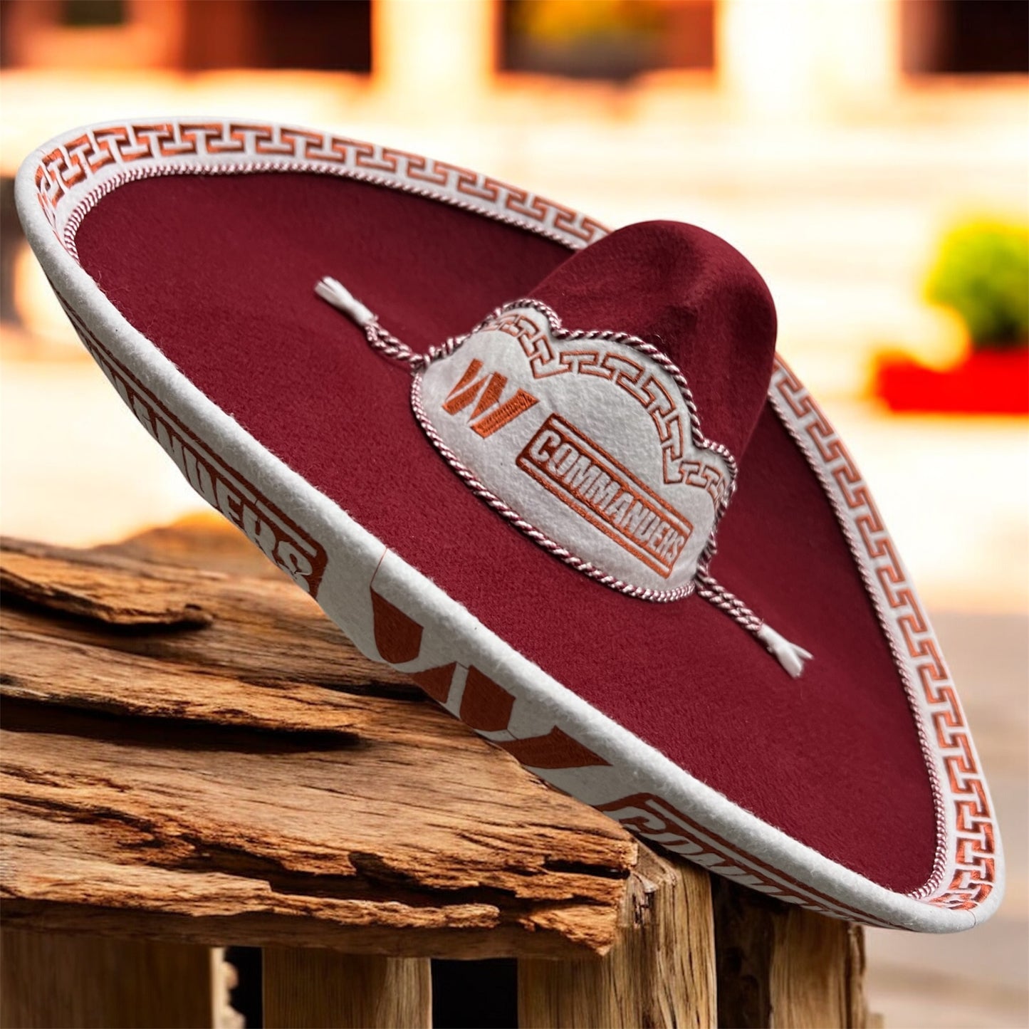 Washington Commanders Mexican Charro Hat Sombrero Mariachi Adult One Size