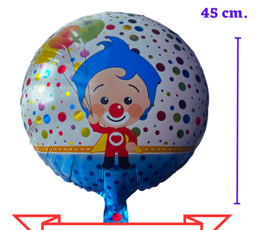 12 Pcs. Balloons Globos de Payasito 68cm. Fiesta Cumpleaños Birthday Party