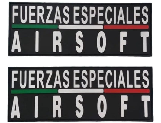 3D PVC Fuerzas Especiales Tactical Patch Military Hook & Loop Vest Patch Airsoft