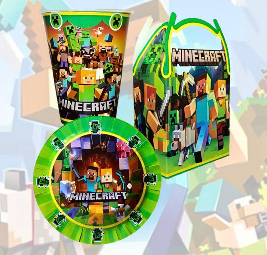 30 Guests Invitados Party Kit. Vasos, Platos y Dulceros. New Product! Mine