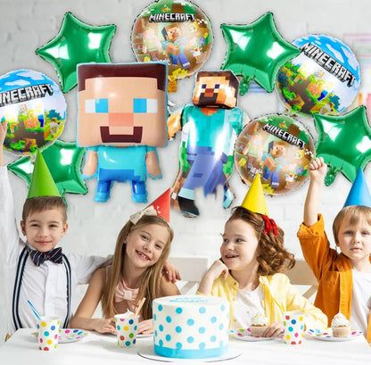 10 Pcs. Balloons Globos de Video Juegos Fiesta Cumpleaños Birthday Party