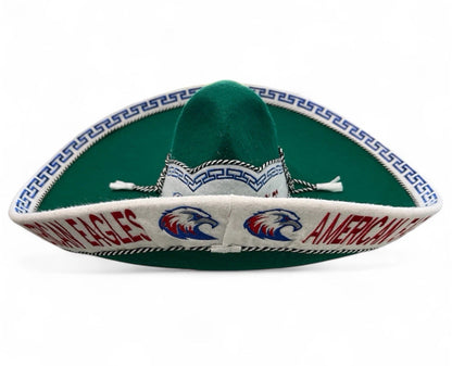 Philadelphia American Eagles Mexican Charro Hat Sombrero Mariachi Adult One Size