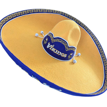 Minnesota Vikings Mexican Charro Hat Sombrero Mariachi Adult One Size