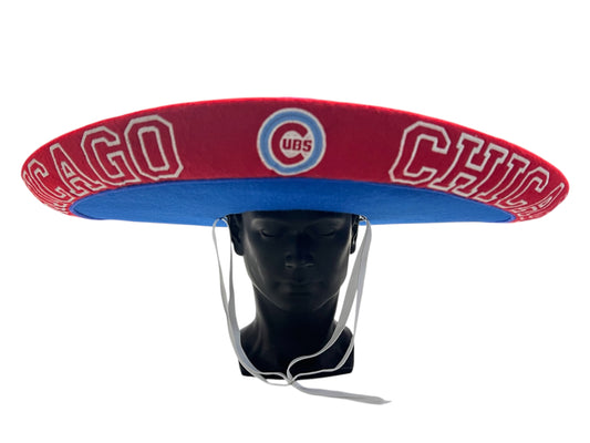 Chicago Cubs Baseball Mexican Charro Hat Sombrero Mariachi Adult One Size Illinois