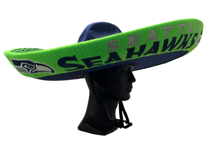 Seattle Seahawks Mexican Charro Hat Sombrero Mariachi Adult One Size