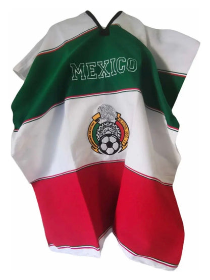 Selección Mexicana World Cup Mexico Jorongo Sarape Mexican Poncho Artesanal Copa del Mundo