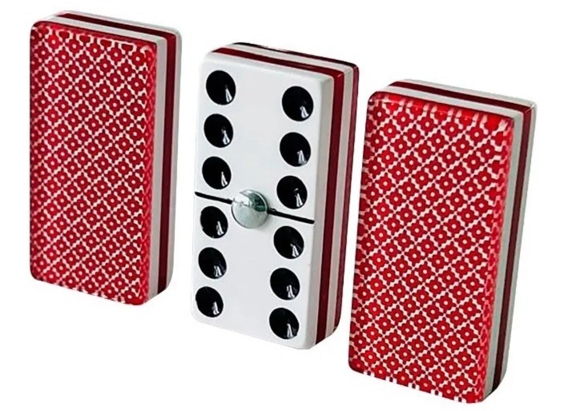 Dominoes Casino Set Dominoes Set + Cubilete, + 2 Barajas/Poker Cards Set