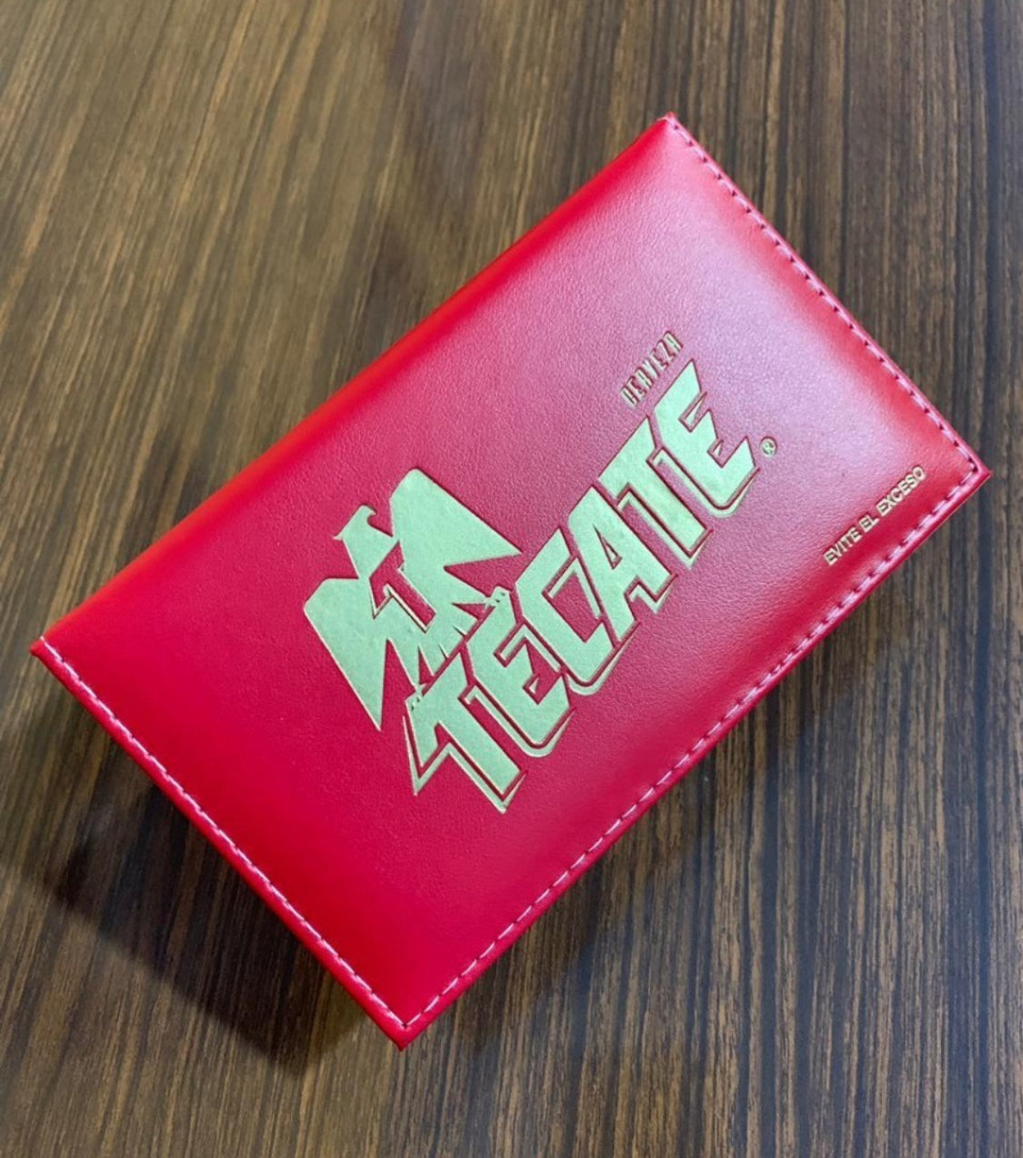 Dominoes Set Cerveza Tecate in Faux Leather Case Domino