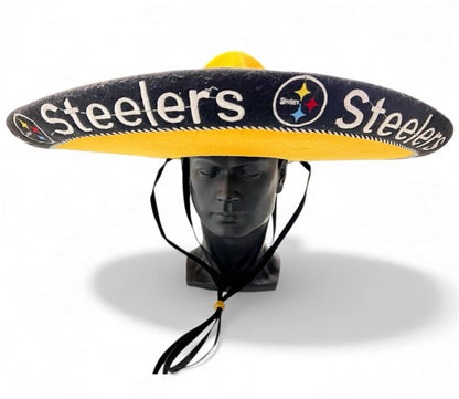Pittsburgh Steelers Mexican Charro Hat Sombrero Mariachi Adult One Size