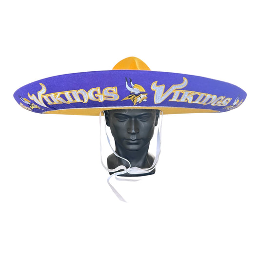 Minnesota Vikings Mexican Charro Hat Sombrero Mariachi Adult One Size