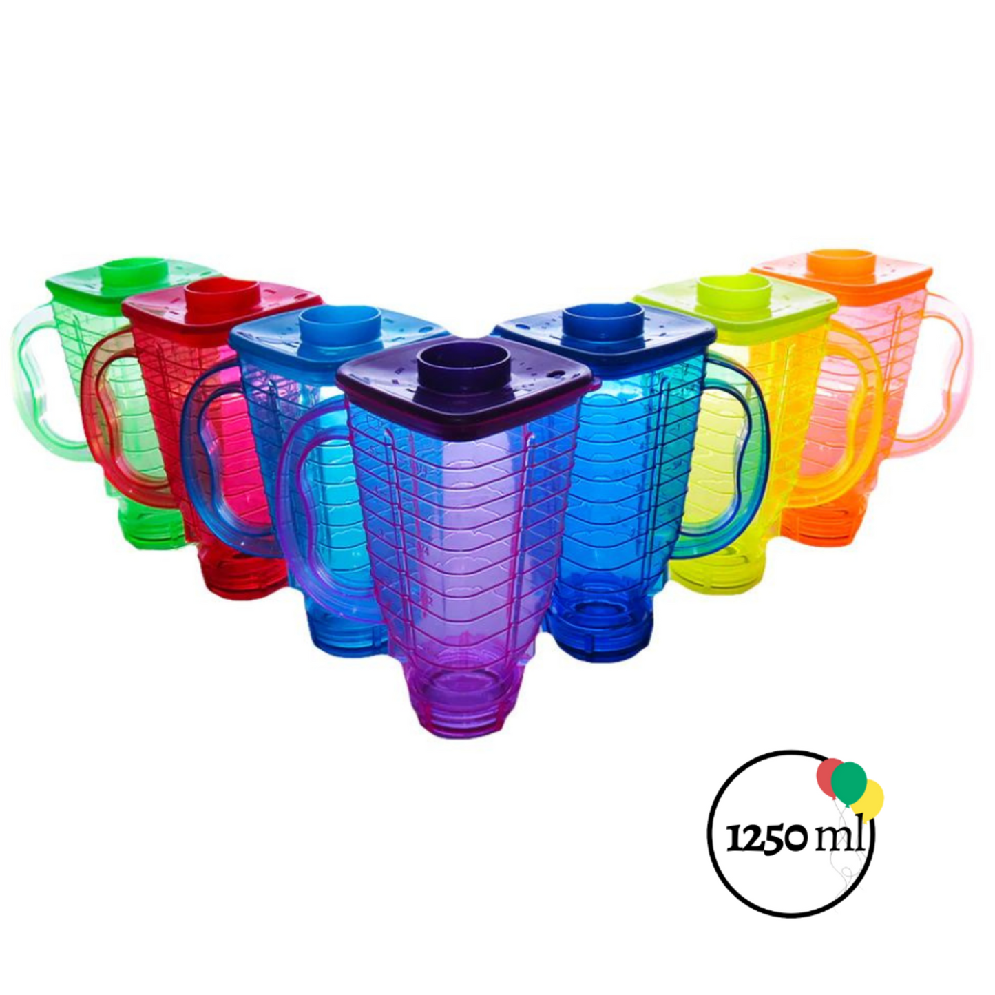 Licuachela Vasos Micheladas 1250ml Neon 20 Party Cups (20 Vasos)