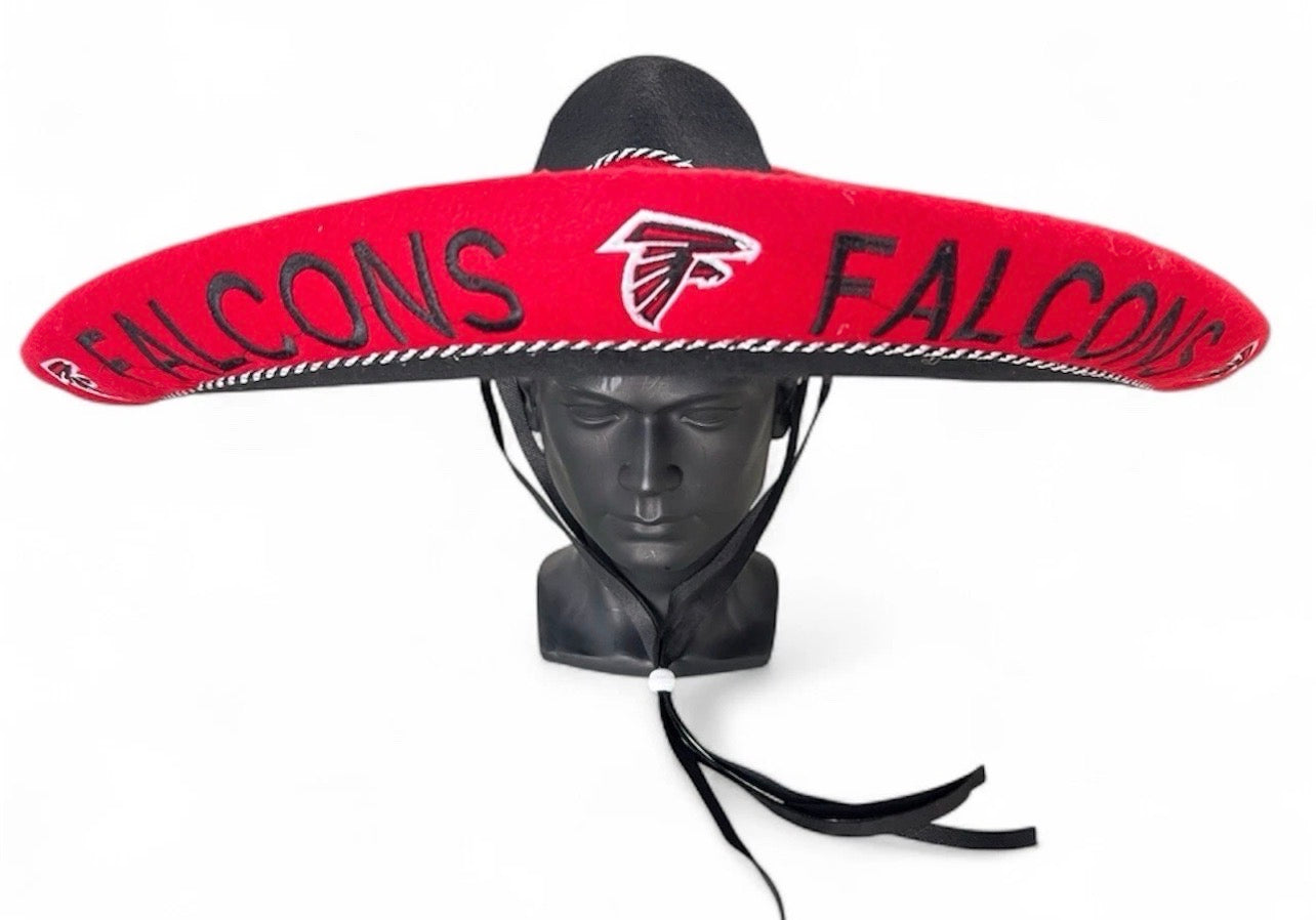 Atlanta Falcons Mexican Charro Hat Sombrero Mariachi Adult One Size