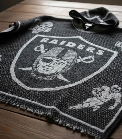Las Vegas Raiders Jorongo Sarape Poncho Artesanal Winter Hoodie Thicker