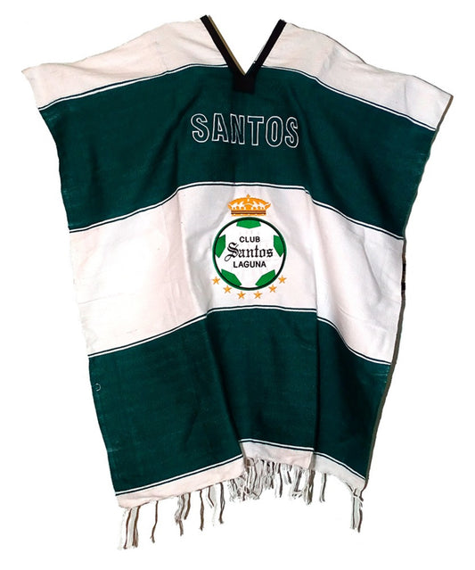 Santos Laguna Jorongo Sarape Mexican Poncho Artesanal Winter