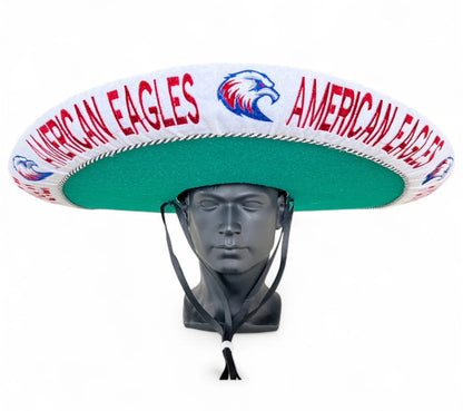 Philadelphia American Eagles Mexican Charro Hat Sombrero Mariachi Adult One Size