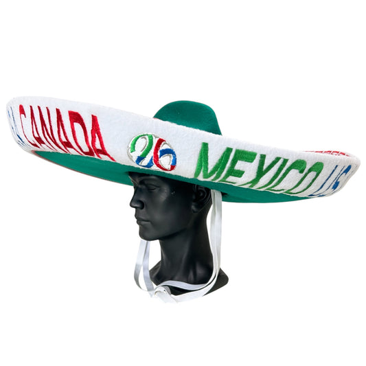 Mexico USA Canada FIFA World Cup Charro Hat OSFA Sombrero Copa del Mundo